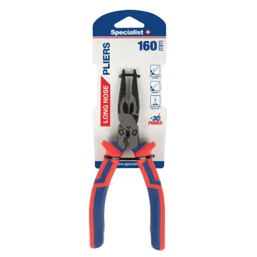 [08-R4560] SPECIALIST+ long nose pliers, 160 mm