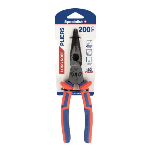 [08-R4561] SPECIALIST+ long nose pliers, 200 mm