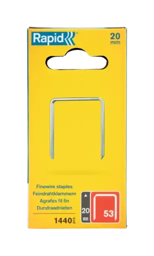 [78-5001583] Tüüp 53 klambrid 20 mm. RAPID, 1440 tk.