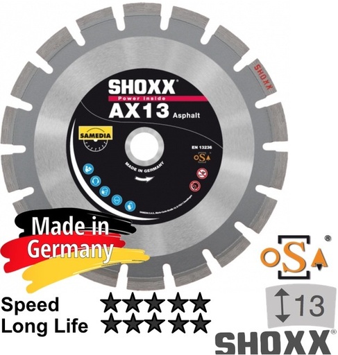[11/1-310342] Deim. dis. „SAMEDIA" AX13 450x25,4 mm