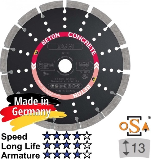 [11/1-310541] Deim. dis. „SAMEDIA" BGM 350 x 25,4 mm