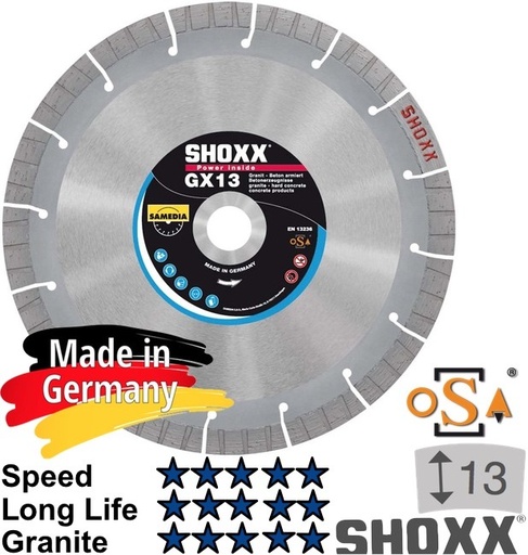 [11/1-310821] Teemantketas Samedia GX13 400x25,4