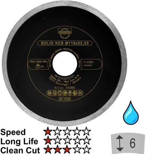 [11/1-310986] Diam.BladeSamedia KCS 125x22x2