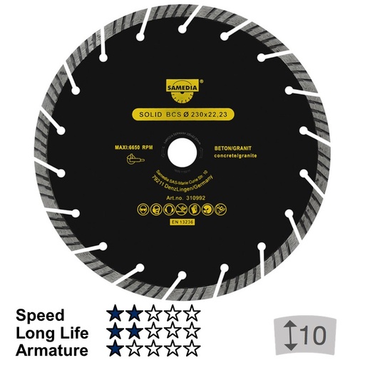 [11/1-310992] Diam.Blade Samedia BCT 230x22