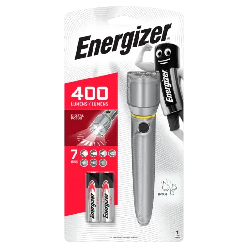 [44/4-3130] Rokas lukturītis, 400 lm, 2xAA, VISION HD, ENERGIZER
