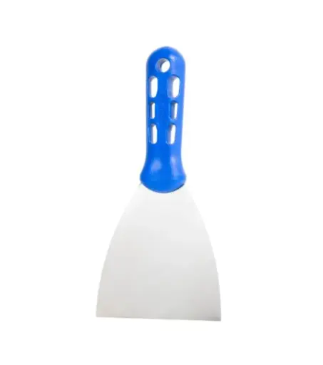 [60-0500] Stainless steel spatula with plastic handle, 100 mm. KUBALA