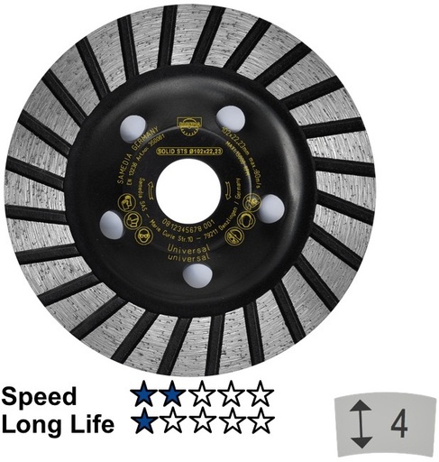 [11/1-350064] Grinding cup Samedia STS 180x22