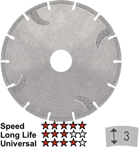 [11/1-1311022] Electro plated disk GAV 180x22,23