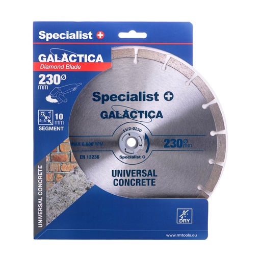 [11/2-0230] SPECIALIST+ dimanta disks GALACTICA, 230 x 10 x 22,2 mm