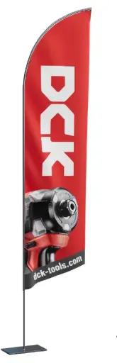 [86-KDPL208] Vėliava KDPL208 500x2000 mm, DCK