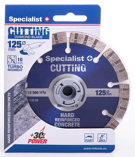[11/2-1125] SPECIALIST+ teemantlõikeketas PREMIUM, 125x10x22 mm