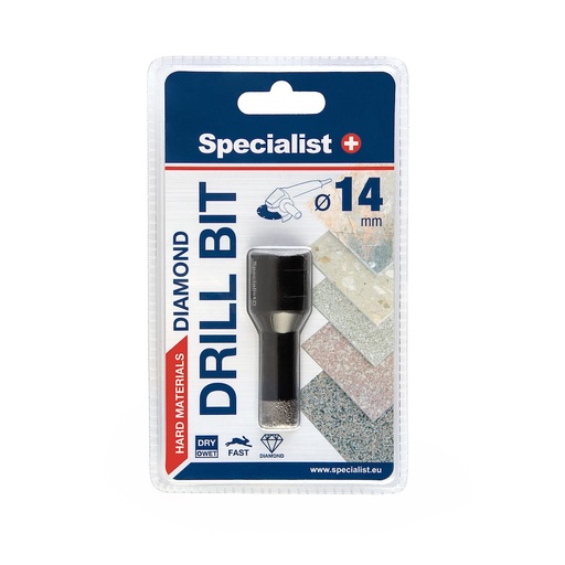 [11/2-9414] SPECIALIST+ deimantinis grąžtas D14 M14