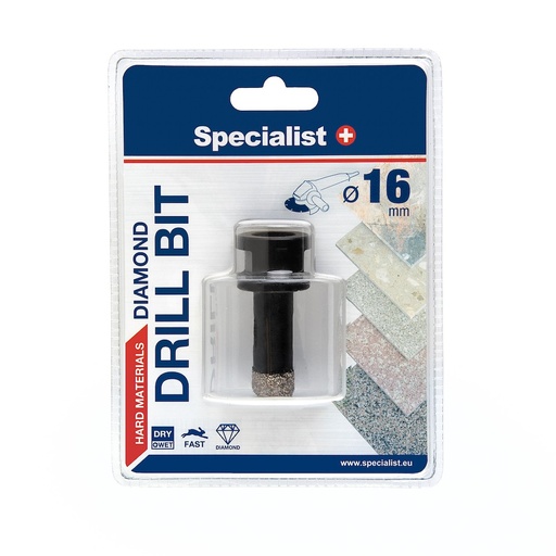 [11/2-9416] SPECIALIST+ deimantinis grąžtas D16 M14