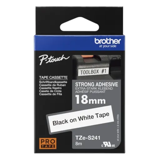 [31/1-TZES241] Black on white 9mm STRONG