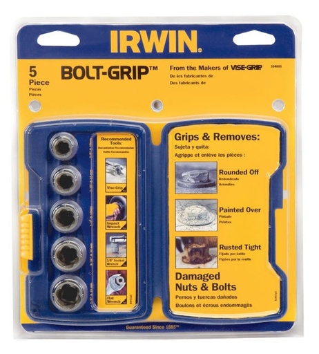 [12-4634] Kahjustunud padrunite eemaldamise komplekt IRWIN BOLT GRIP, 16 mm