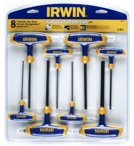 [12-T10771] T formos šešiak. rinkinys „IRWIN" 8 vnt.