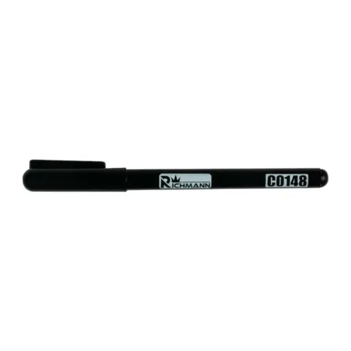 [42-C0148] Black marker 1 mm, long tip RICHMANN