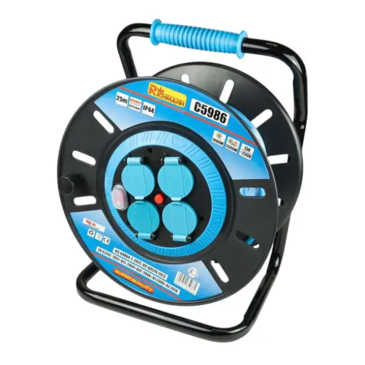 [42-C5986] Cable reel, 25 m, 3x2.5, RICHMANN
