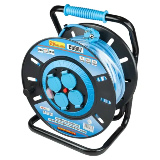 [42-C5987] Cable reel, 50 m, 3x2.5, RICHMANN
