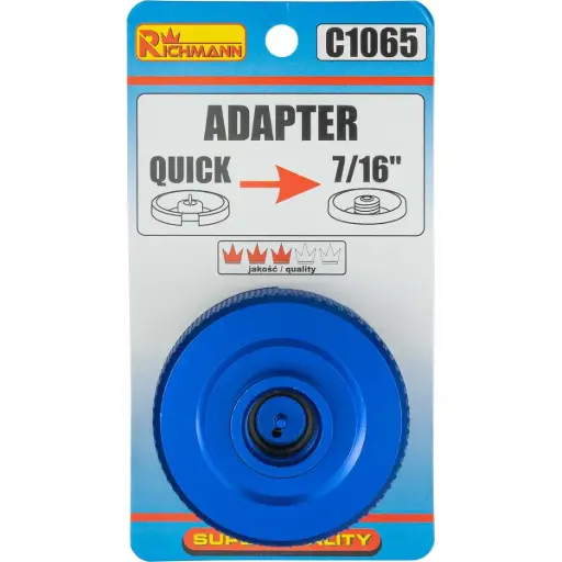 [42-C1065] Adapteris 7/16 dujų balionui į EN417, RICHMANN 