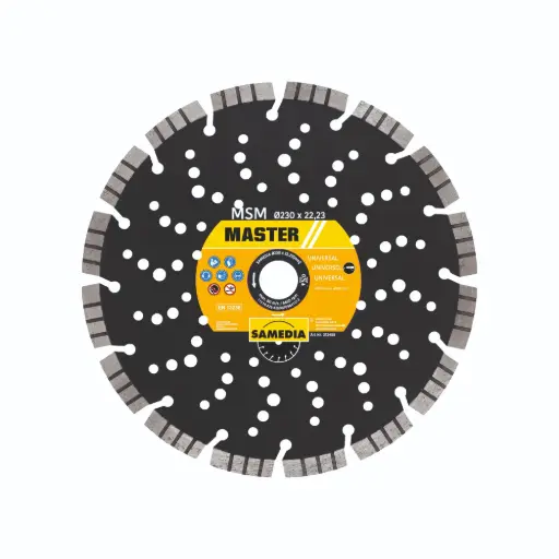 [11/1-312455] Diamond cutting disc 230x22,23 mm. MSM SDE FINISHED,  SAMEDIA