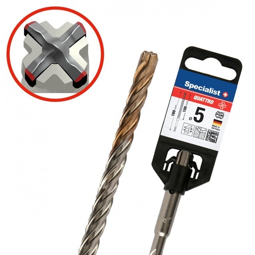 [19/3-05100] SPECIALIST+ hammer drill QUATTRO, 5/100 x 160 mm