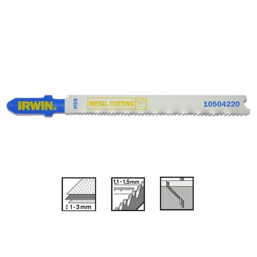 [23-4220] IRWIN Jig saw blades, 5PK T118A