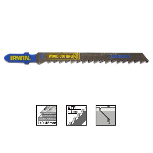 [23-4222] IRWIN Tikksaetera T101D, puit