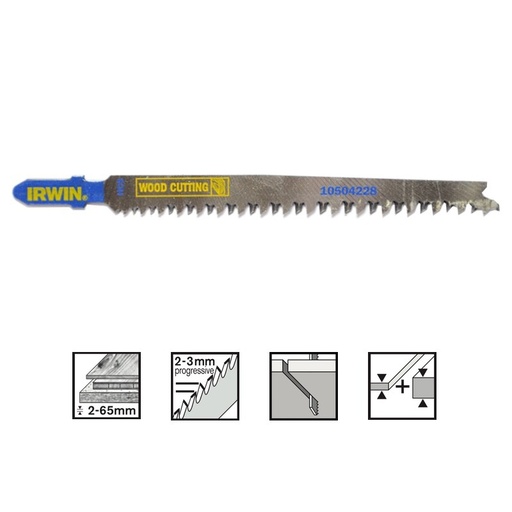 [23-4228] IRWIN Jig saw blades, 5PK T234X