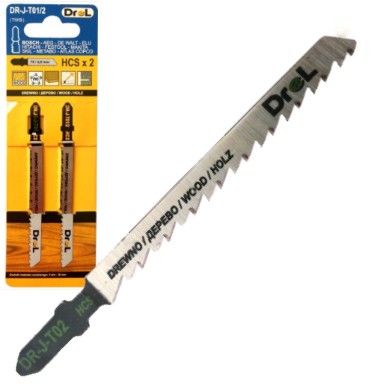 [23/2-T02] T-type jigsaw blades: 4,0 x 100 mm 2 pc