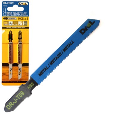 [23/2-T09] Figūrzāģis Drel T118A metālam 2 gab.