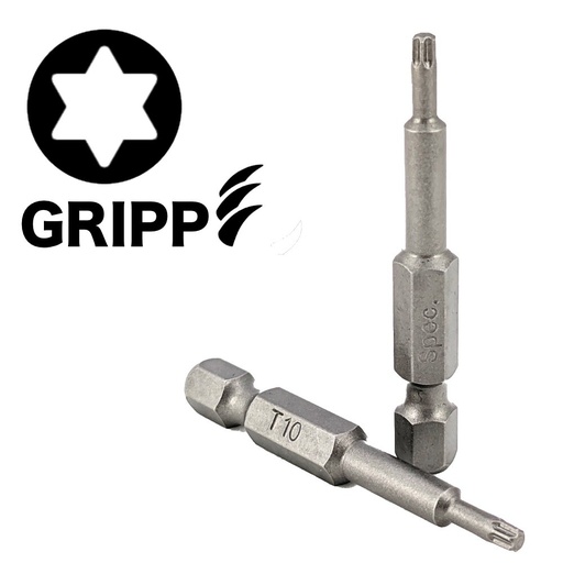 [24/2-0025] SPECIALIST+ skrūvgrieža uzgalis TORX GRIP T10, 50 mm, 3 gab.