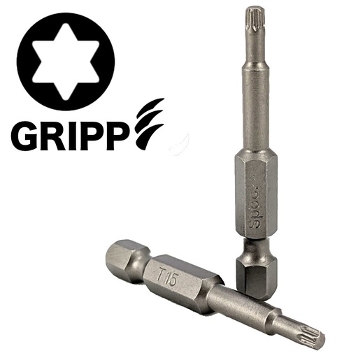 [24/2-0026] SPECIALIST+ skrūvgrieža uzgalis TORX GRIP T15, 50 mm, 3 gab.
