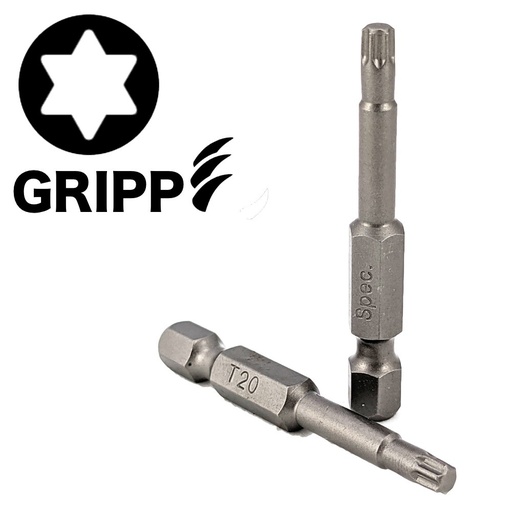 [24/2-0027] SPECIALIST+ sukimo antgalis TORX GRIP T20, 50mm, 3 vnt.