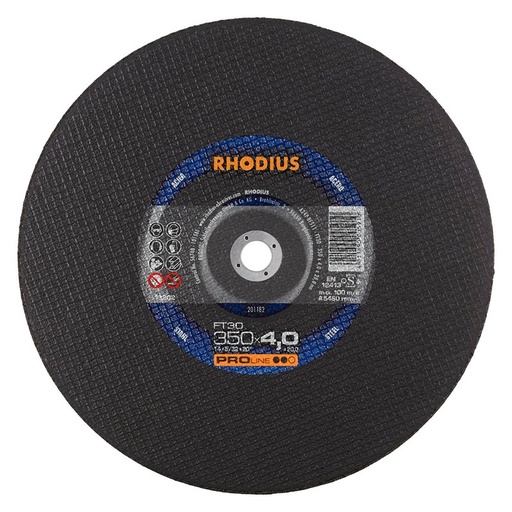 [250-13540] RHODIUS metalli lõikeketas FT30, 350x4x20 mm