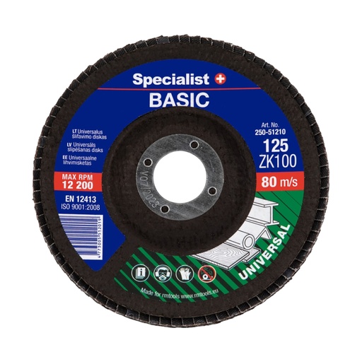 [250-51210] SPECIALIST+ lamellketas BASIC, ZK100, 125 mm