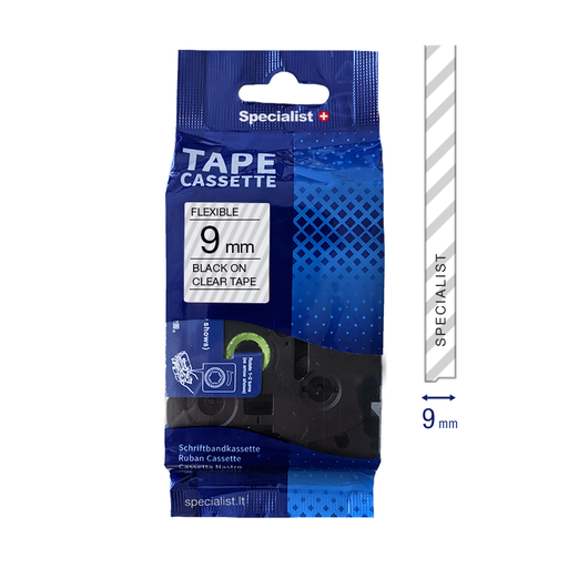 [31/2-FX121] SPECIALIST+ lint FLEXIBLE sobiv, 9 mm, must/beež