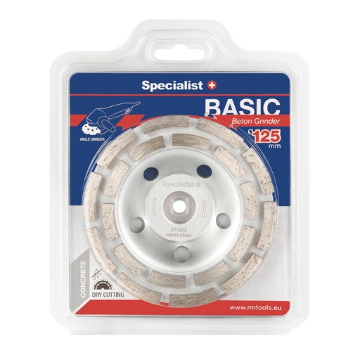 [37-002] SPECIALIST+ deimantinė šlif. lėkštelė BASIC, 125 mm