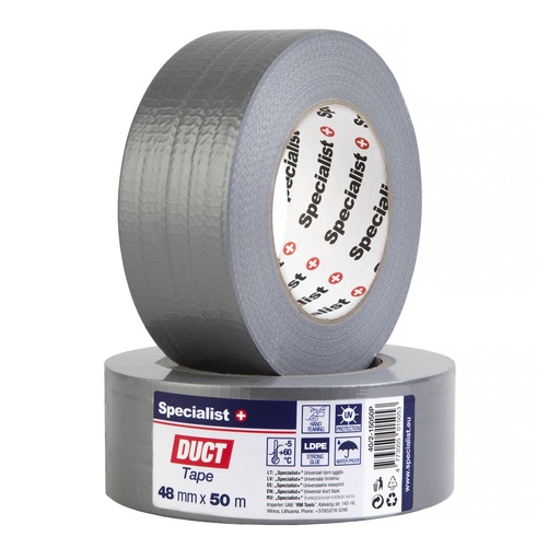 [40/2-15050P] SPECIALIST+ teip, 48 mm x 50 m, hall