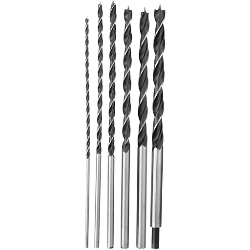 [42-C0082] Medžio grąžtų komplektas 4-14 mm / 300 mm 6