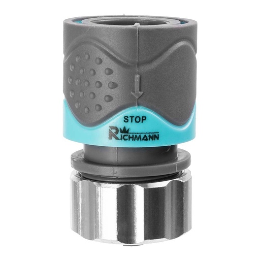 [42-C0237] Šļūtenes savienojums ABS/ALU 1/2” waterstop