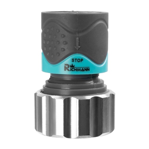 [42-C0240] Richmann Waterstop voolikuühendus ABS/ALU 3/4"
