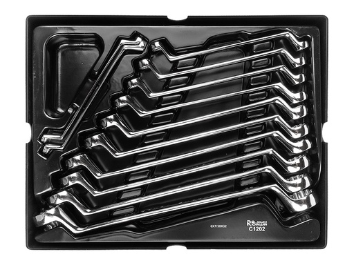 [42-C1202] TRAY – Double open end spanners 6-32 mm