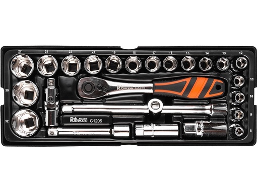 [42-C1205] TRAY – Socket set 1/2" 8-32 mm