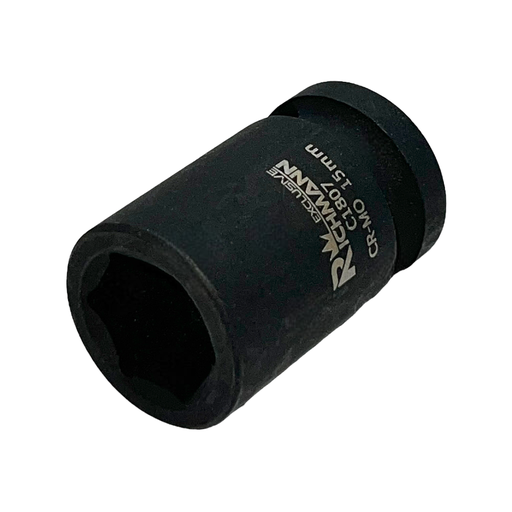 [42-C1807] SINGLE IMPACT SOCKET 1/2' 15 MM "CORONA"
